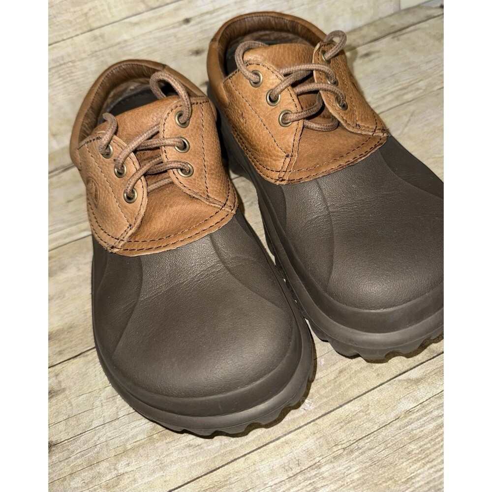 Mens Croc Water Shoes W/Leather Upper Size 9 In Excellent Shape Ready For Action - Picture 2 of 9